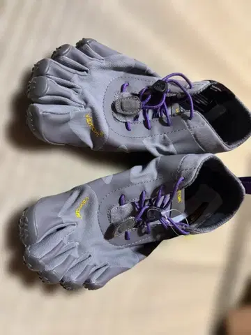 Vibram FiveFingers 그레이/퍼플 22.5cm