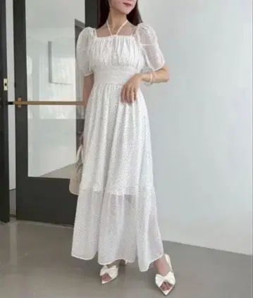 셔링 롱 원피스