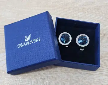 Swarovski 스와로브스키 Round 커프스 단추 커프 링크스