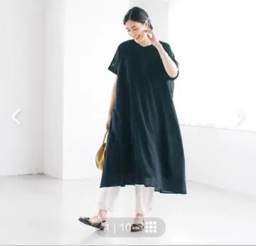 새상품급 북유럽 생활 잡화점 사라리 1장으로 멋스러운 원피스 블랙