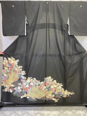 명주 전통 예복 기모노