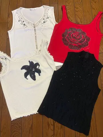 초특 이타리야 반짝반짝 상의 4장 세트 묶음 판매 M~L