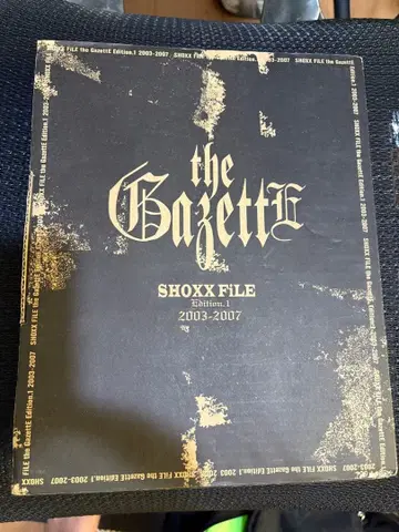the GazettE SHOXX FiLE Edition.1