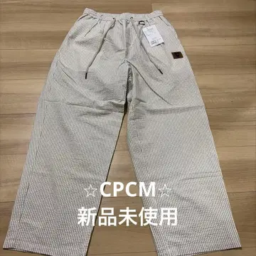 CPCM 시어서커 이지 팬츠 스트라이프 미사용 새상품 4950엔