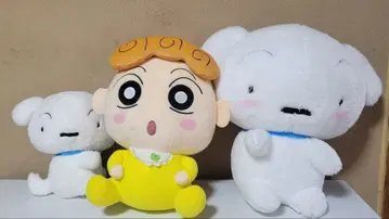 짱구는 못말려(크레용 신짱) 시로 해바라기 중형 봉제 인형 묶음 판매
