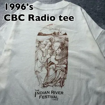 90s CBC Radio 티셔츠 USA제 싱글