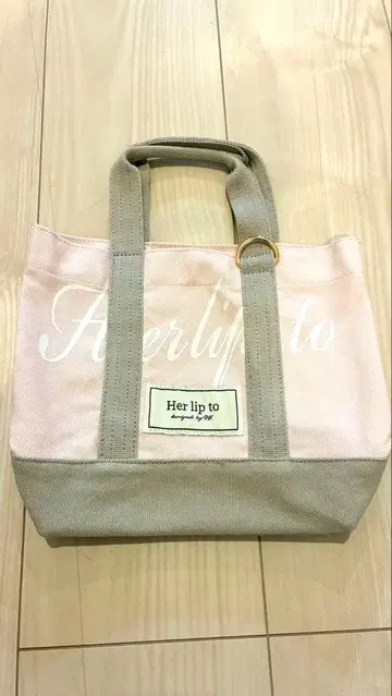 herlipto HLT 캔버스 미니 토트 pink