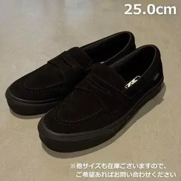 VANS 반스 로퍼 V196CF CN 스웨이드 블랙 25.0