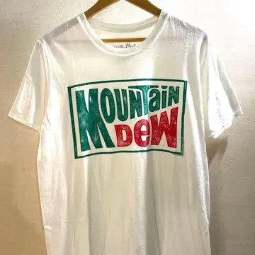 US 구제 의류 T셔츠/ Mountain Dew 화이트 M