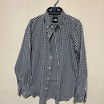THE NORTH FACE 깅엄 체크 긴팔 셔츠 L