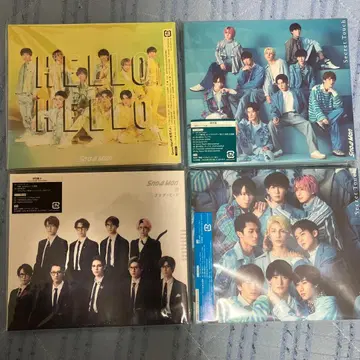Snow Man CD 4장 세트 HELLO HELLO