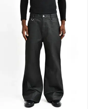 ASAPMODE stacked oil coating pants