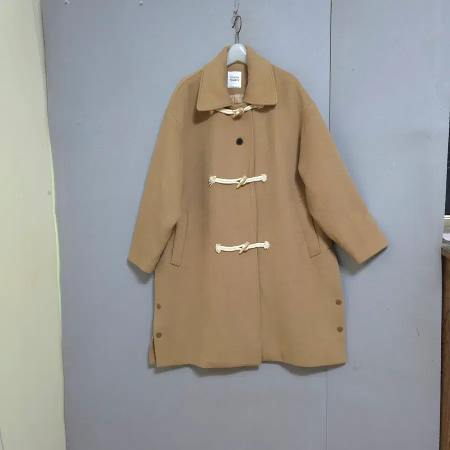 톰보이 떡복이단추 박시한 코트 FF n7319