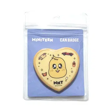 MINITEEN 하트 캔뱃지 김자 민규 미니틴