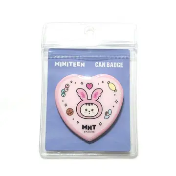 MINITEEN 하트 캔뱃지 조인트 람 정한 미니틴