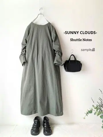 -SUNNY CLOUDS- Shuttle Notes 원피스 샘플