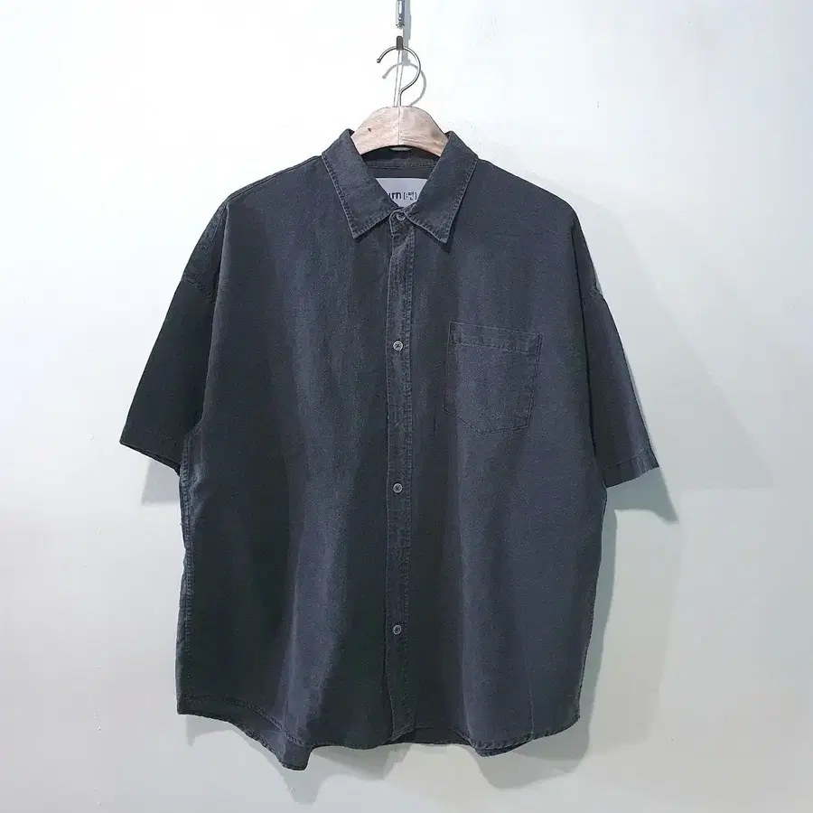 SS신상) 페이드 피그먼트 반팔셔츠 4color M,L