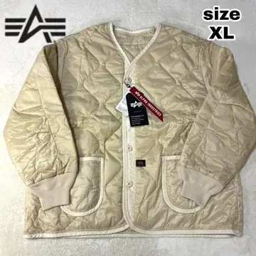 [ 미사용 새상품 ] 알파 퀼트 자켓 M-65 퀼트 라이너 베이지 XL