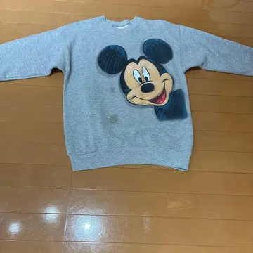 90sDisney 미키마우스 맨투맨 그레이
