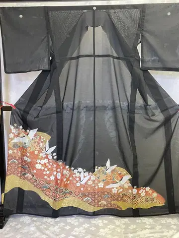 여름 명주 전통 예복 기모노