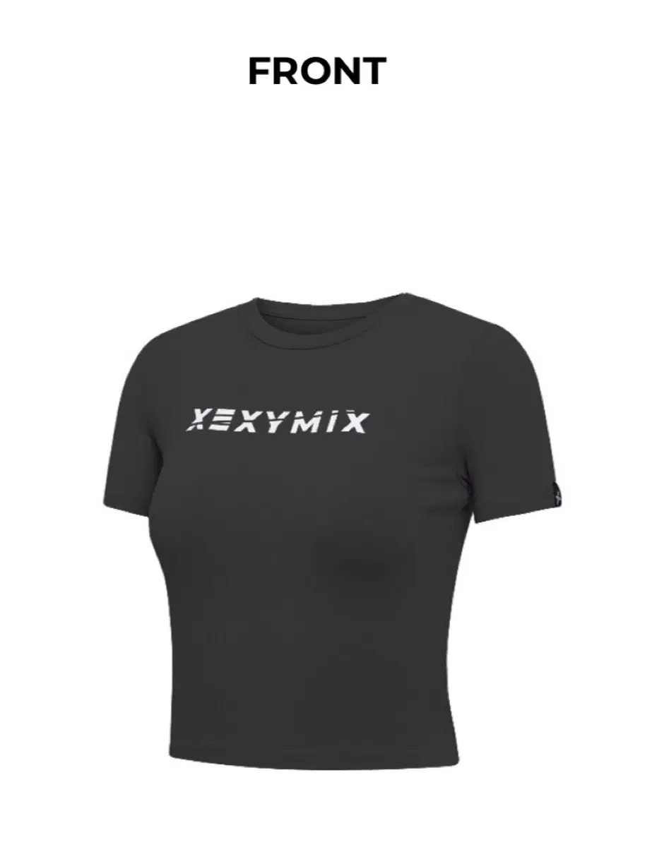 젝시믹스 헤바 크롭탑 블랙, S