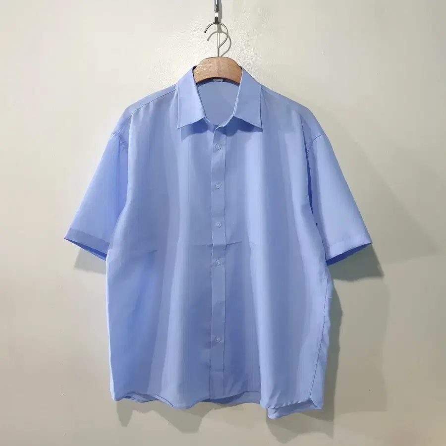 SS신상) 폴리 린넨 오버핏 반팔셔츠 11color M,L