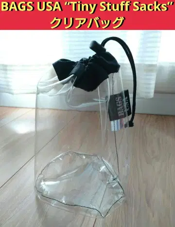 6/ROKU/BAGS USA/Tiny Stuff Sacks/클리어 백