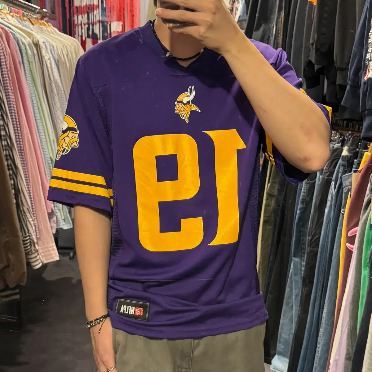 [IM] NFL NO.19 THIELEN 반팔져지 퍼플