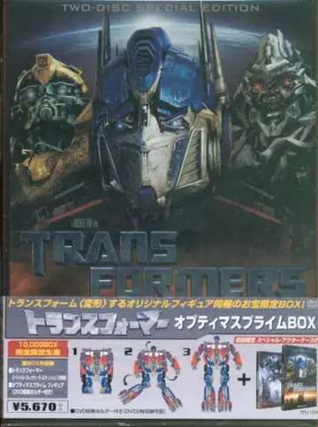 외국 영화 DVD 피규어 포함) 트랜스포머 옵티머스 프라임 BOX