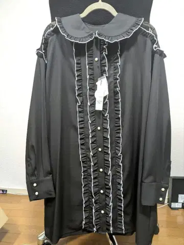 Ank Rouge 앙크루즈 지뢰계 블라우스 블랙 미사용 새상품