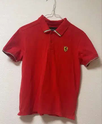 공식 정품 Scuderia Ferrari 피케 셔츠 레드