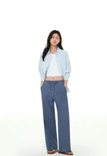 ice airdenim 이지 데님 팬츠 일본 한정판