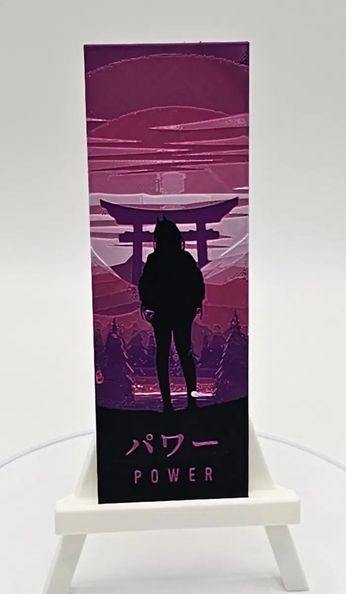 [3D 메모리 아트] 채인소맨 파워 책갈피