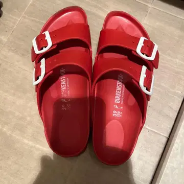BIRKENSTOCK 샌들 레드 39 250
