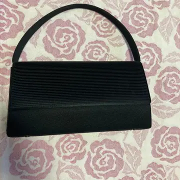 블랙 포멀 백 핸드백 관혼상제