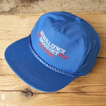 80s 90s USA PGATOUR 코튼 캡 모자 블루 ss98