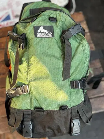GREGORY DAY AND A HALF PACK 구 로고 그린 미사용