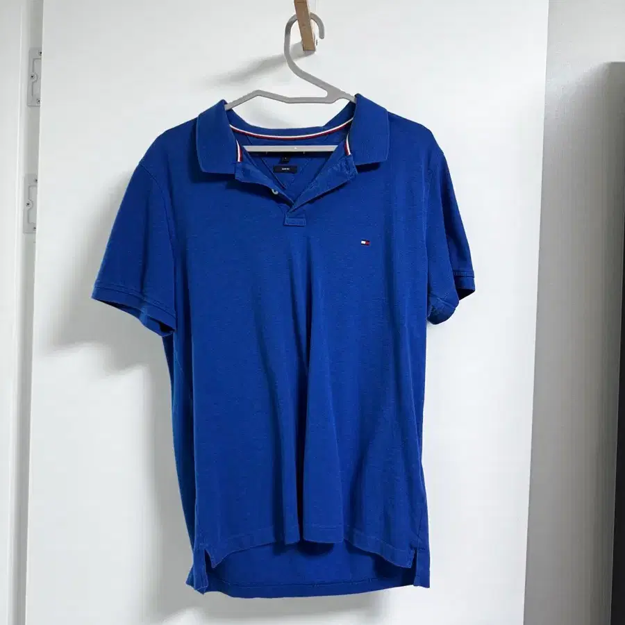 타미힐피거 슬림핏 반팔 카라티 L 남자95정도