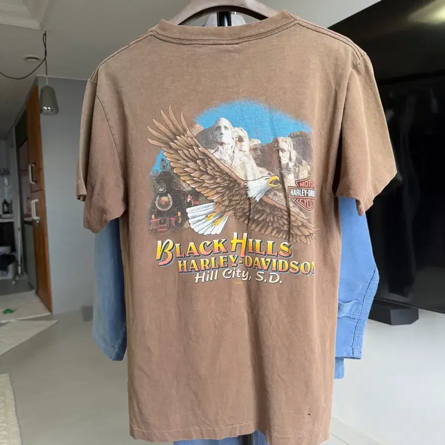 Made in USA 00s 할리데이비슨 싱글스티치 티셔츠