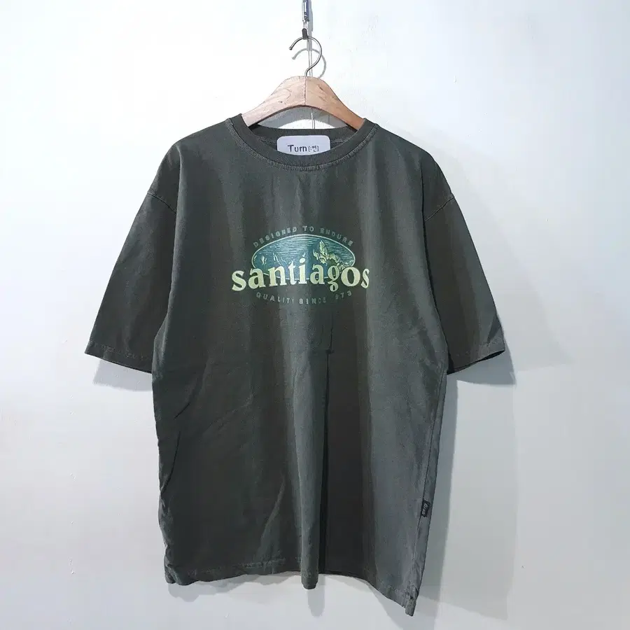 SS신상) 산티아고 피그먼트 반팔티 3color