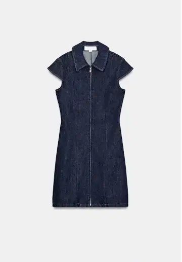 zara trf 숏 데님 원피스
