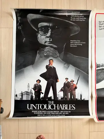 THE UNTOUCHABLES 영화 포스터 1987년