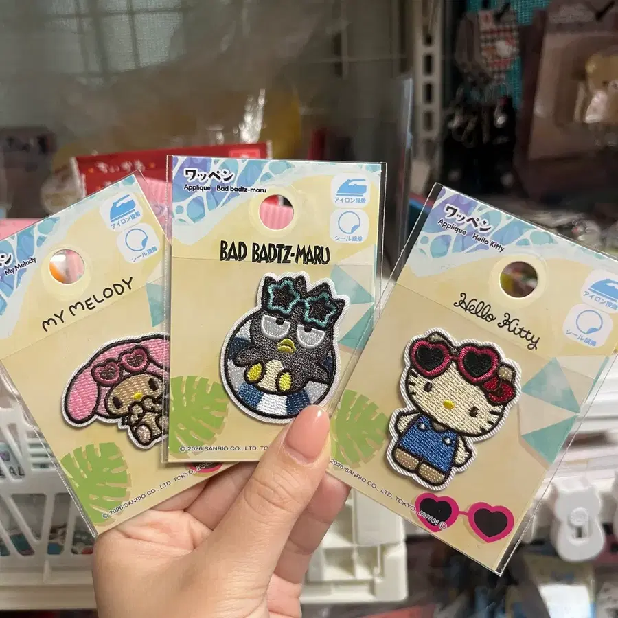 산리오 와펜 키티 바츠마루 마이멜로디 마멜 개당
