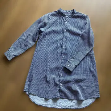 nest Robe 스트라이프 패턴 셔츠 원피스