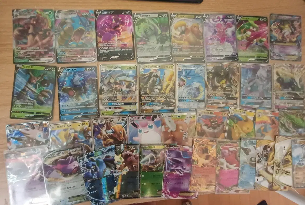 v max, v, gx, M ex, ex, break 카드 37장 일괄로 팝니다