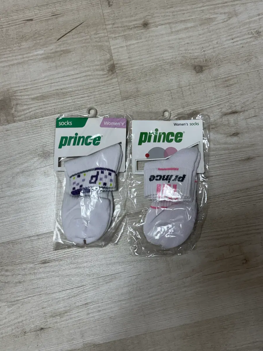 프린스 여성 양말 2켤레