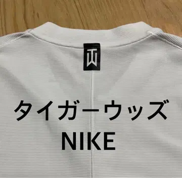 NIKE 타이거 우즈 골프 반팔 셔츠 화이트