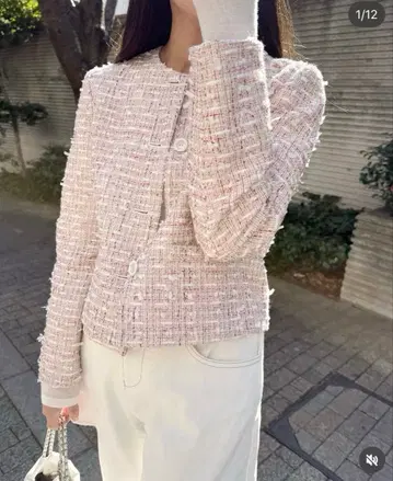 CARLA Peony tweed jacket 사이즈 1