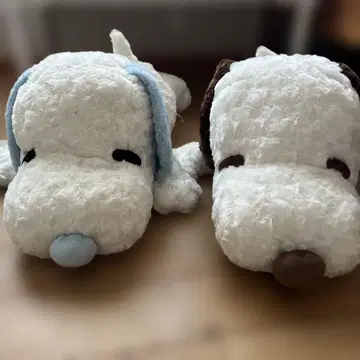 스누피 봉제 인형 2개 세트