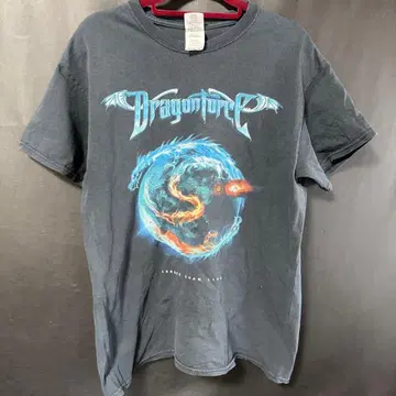 DragonForce 밴드 티셔츠 M 사이즈